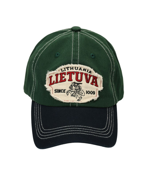 Tamsiai žalia kepurė nuo saulės Lietuva ir Vytis